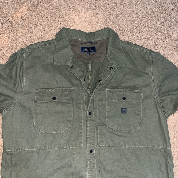 ROARK Hebrides Lightweight Unlined Workwear Utility Jacket Light Army Green XL - Picture 4 of 8